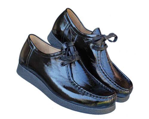 Sebago  ženske cipele - crni lak 1