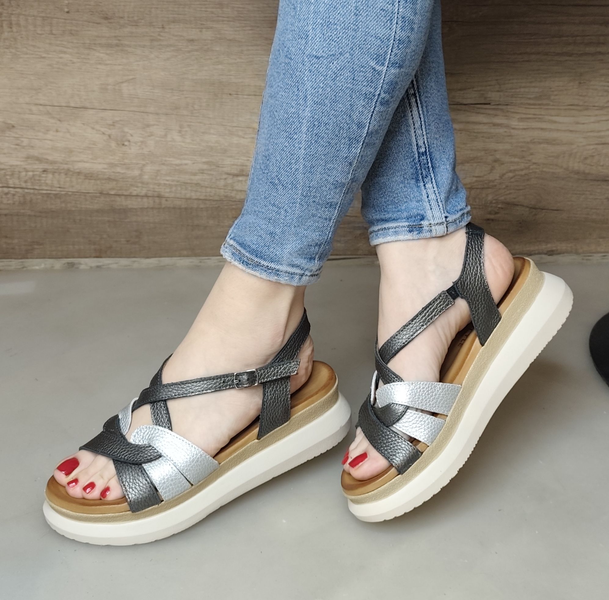 Zenske kozne sandale ART-2425 - Slika 2