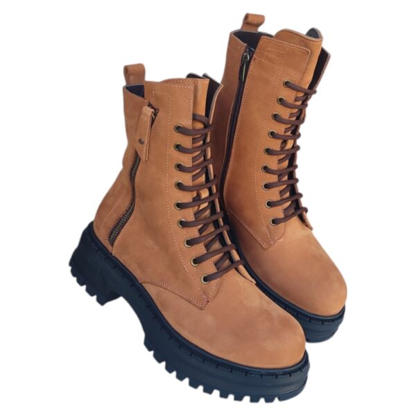 Kožne ženske čizme ART-3423